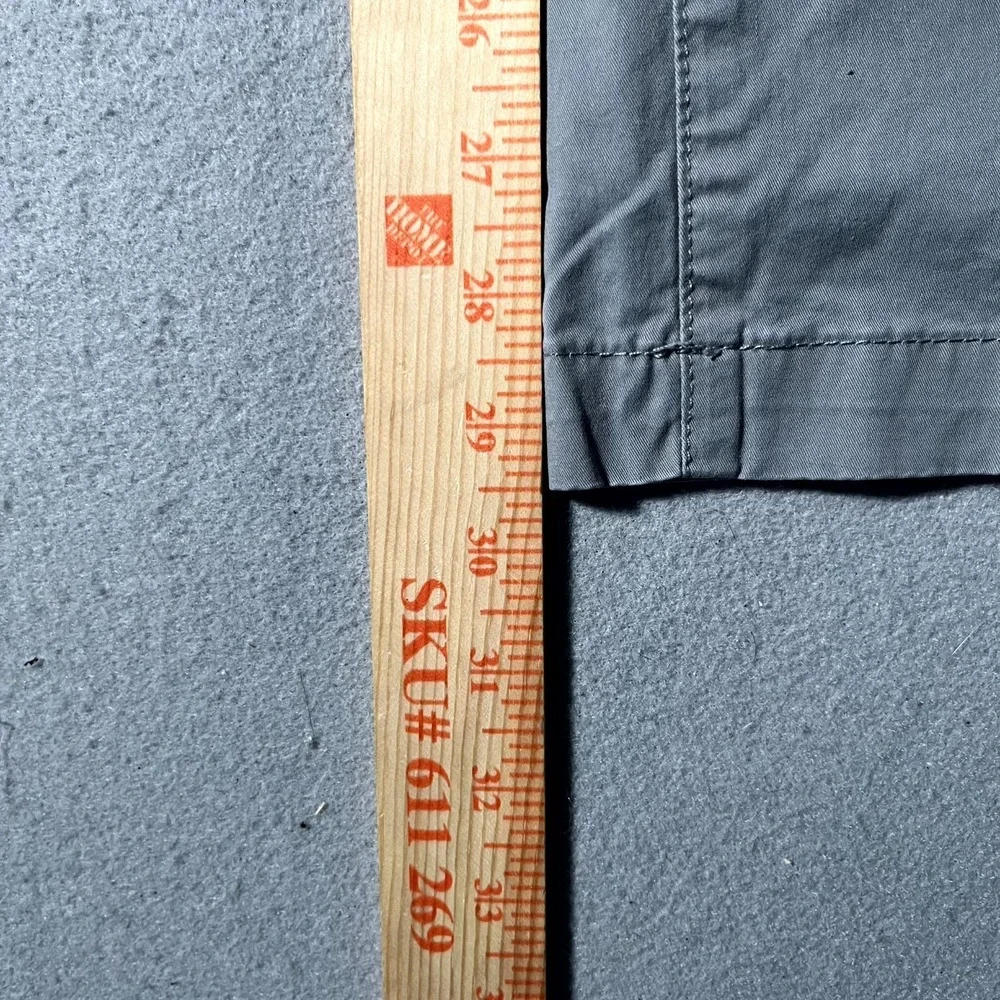 Calvin Klein Chino Pants Mens 36x32 Gray‎ Cotton Stretch Straight Leg Outdoor